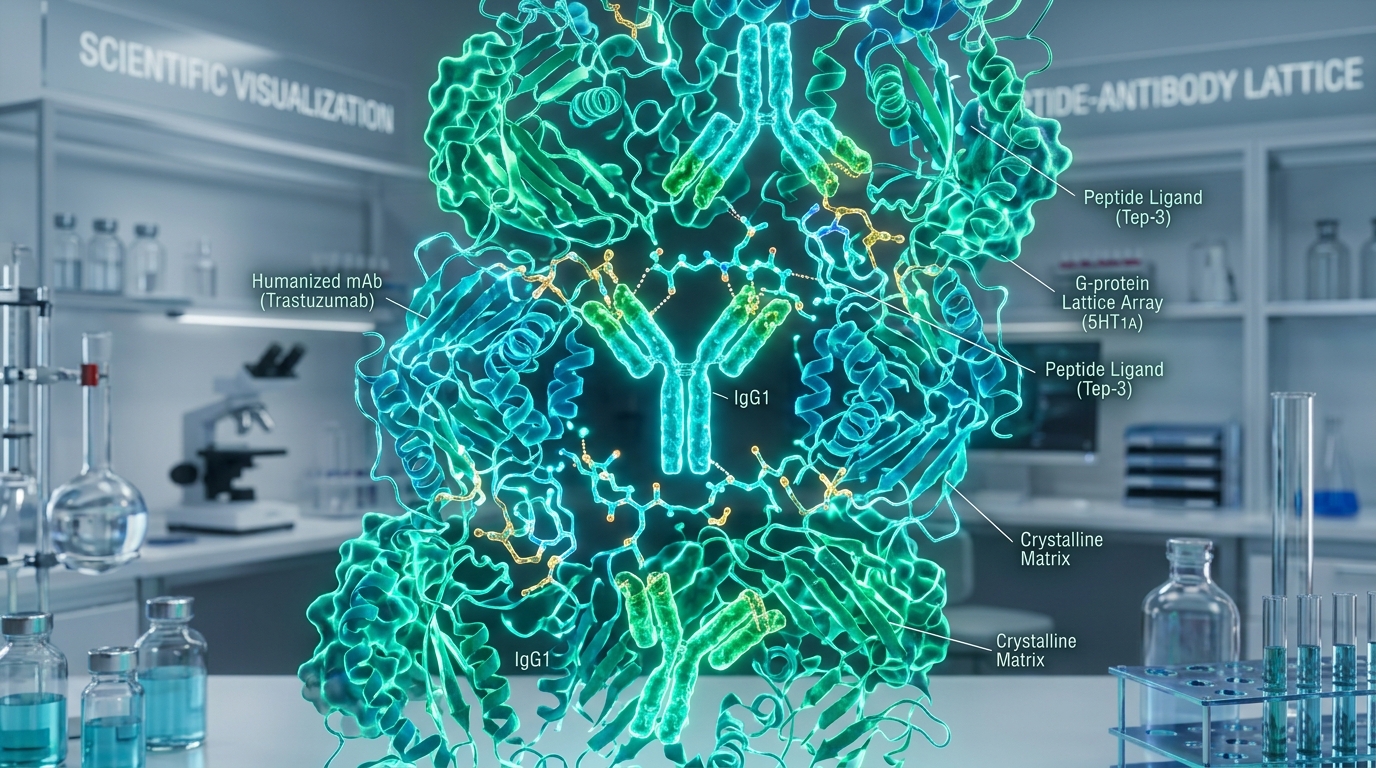 3D Molecular Structure Visualization of Therapeutic Antibodies & Peptides
